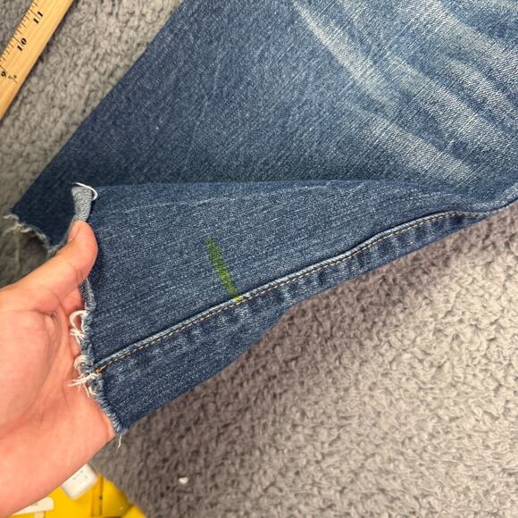 Vintage Y2K Ed Hardy Jeans 38x30 Christian Audigier Embroidered Skull Baggy - Picture 15 of 16